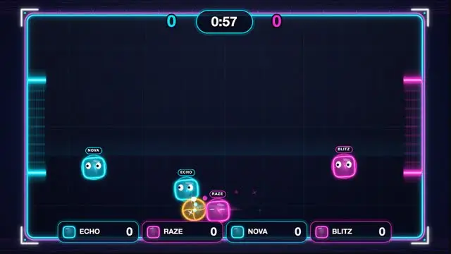 Rocket Ball in the neon look